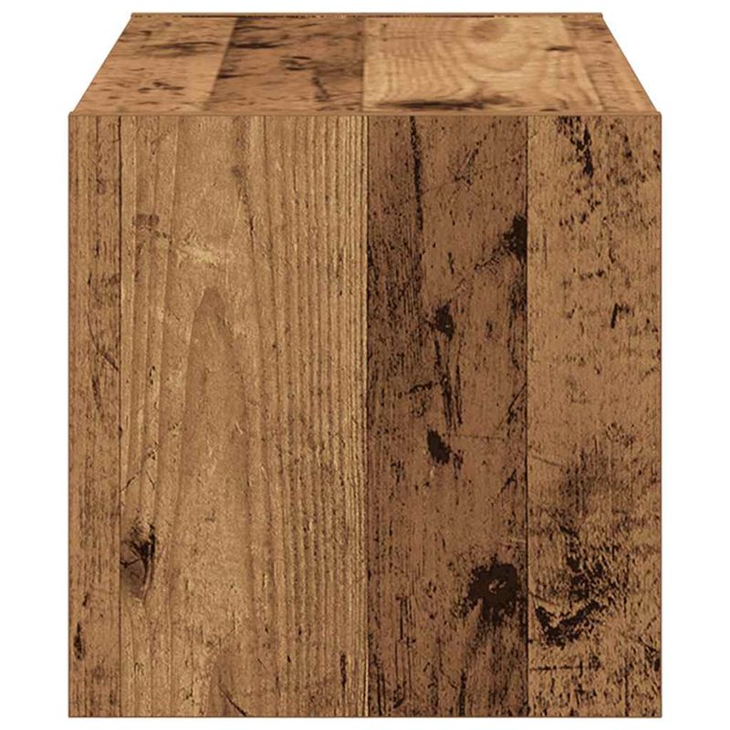 Casa si Gradina - Mobilier - Organizare si depozitare - Organizator incaltaminte - Suport pantofi stivuibil din lemn vechi 60x30x30,5 cm - Infinity.ro