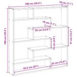 Casa si Gradina - Mobilier - Biblioteci si rafturi - Rafturi - Raft cubic de perete cu 7 compartimente alb lemn prelucrat - Infinity.ro