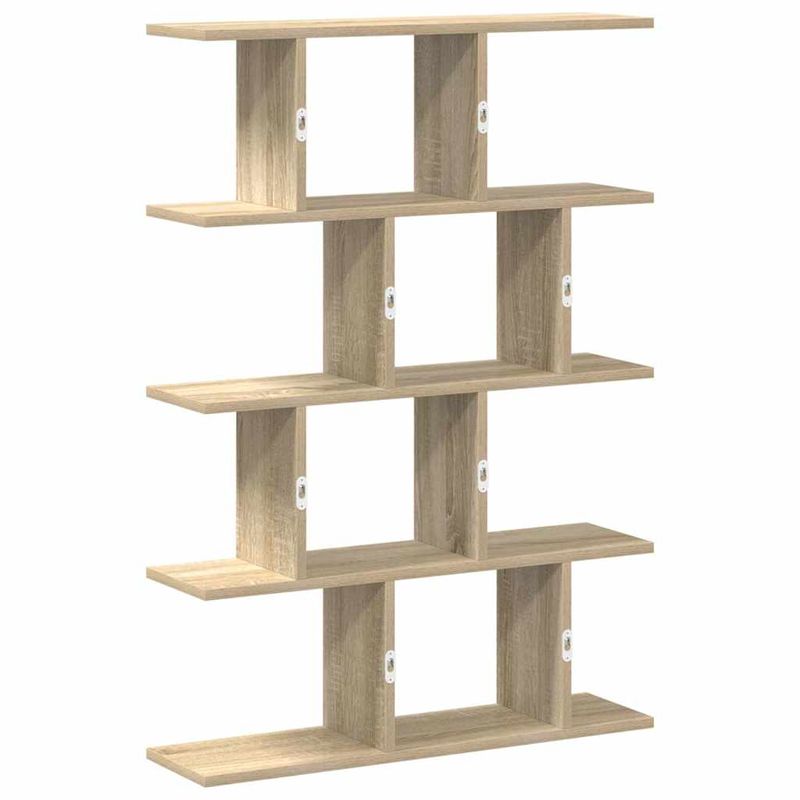 Casa si Gradina - Mobilier - Biblioteci si rafturi - Rafturi - Raft cubic perete 12 compartimente stejar sonoma lemn prelucrat - Infinity.ro