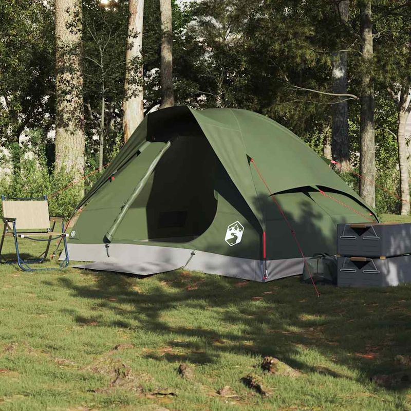 Sport si Outdoor - Camping - Corturi camping - Cort camping cupola 2 persoane verde masliniu impermeabil - Infinity.ro
