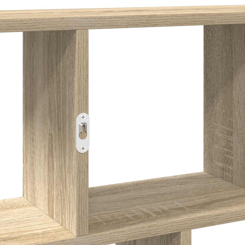 Casa si Gradina - Mobilier - Biblioteci si rafturi - Rafturi - Raft cubic perete 12 compartimente stejar sonoma lemn prelucrat - Infinity.ro