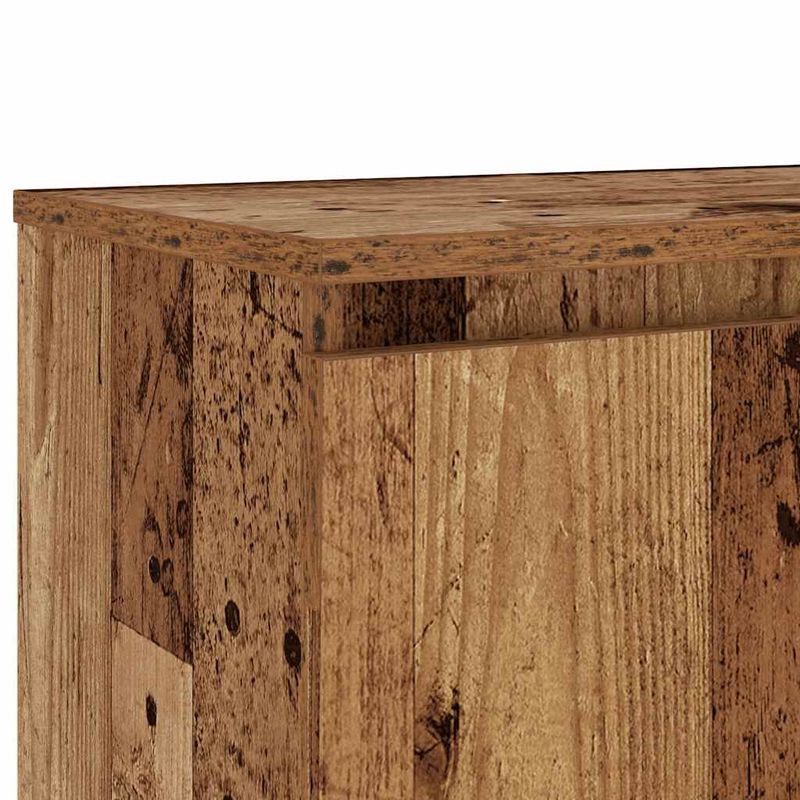 Casa si Gradina - Mobilier - Comode si corpuri - Comode - Dulap TV cu lumini LED lemn vechi 120x30x36 cm lemn prelucrat - Infinity.ro