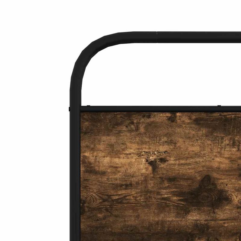 Casa si Gradina - Mobilier - Paturi si accesorii - Paturi - Cadru de pat fara saltea 90x200cm Stejar fumuriu lemn prelucrat, model cu tăblie - Infinity.ro