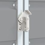 Casa si Gradina - Mobilier - Organizare si depozitare - Cosuri de gunoi - Depozit pubele cu roti triple, gri, 216x81x115 cm, otel - Infinity.ro