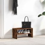 Casa si Gradina - Mobilier - Organizare si depozitare - Organizator incaltaminte - Suport pantofi stivuibil Stejar afumat 60x30x30,5 cm - Infinity.ro