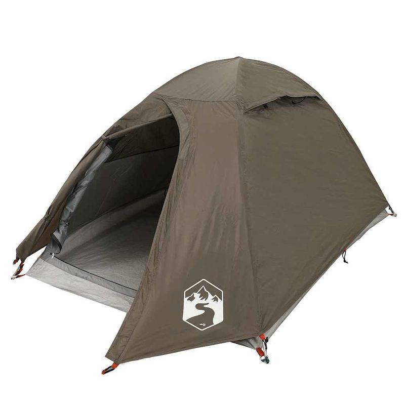 Sport si Outdoor - Camping - Corturi camping - Cort de camping cupola pentru 2 persoane, maro, impermeabil - Infinity.ro