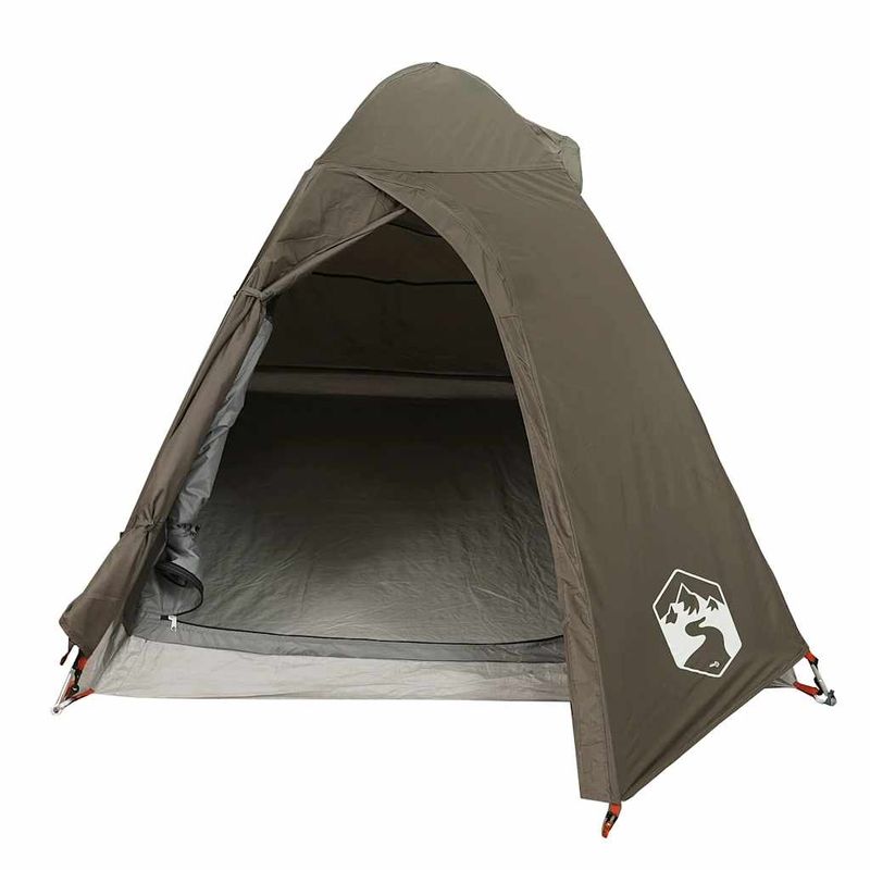 Sport si Outdoor - Camping - Corturi camping - Cort de camping cupola pentru 2 persoane, maro, impermeabil - Infinity.ro