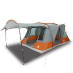 Sport si Outdoor - Camping - Corturi camping - Cort de camping tunel 5 persoane, gri/portocaliu, impermeabil - Infinity.ro