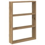 Casa si Gradina - Mobilier - Biblioteci si rafturi - Rafturi - Raft de perete, stejar artizanal, 43x9x60 cm, lemn prelucrat - Infinity.ro