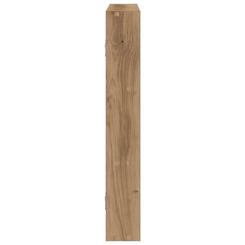 Casa si Gradina - Mobilier - Biblioteci si rafturi - Rafturi - Raft de perete, stejar artizanal, 43x9x60 cm, lemn prelucrat - Infinity.ro