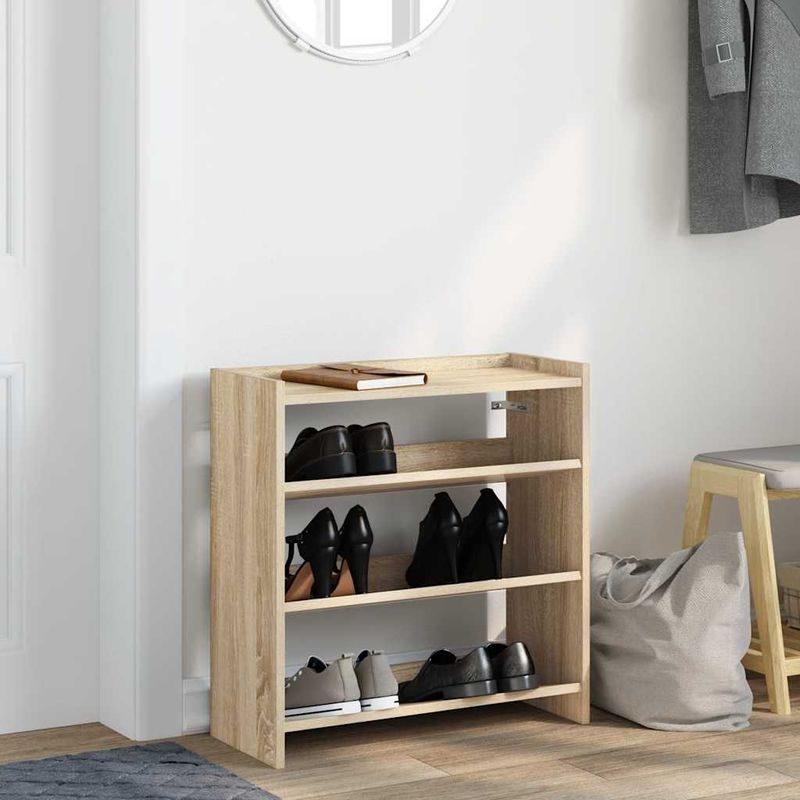 Casa si Gradina - Mobilier - Organizare si depozitare - Organizator incaltaminte - Pantofar, stejar sonoma, 60x25x62 cm, lemn prelucrat - Infinity.ro