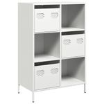 Casa si Gradina - Mobilier - Comode si corpuri - Corpuri bucatarie - Dulap inalt, alb, 68x39x103,5 cm, otel - Infinity.ro