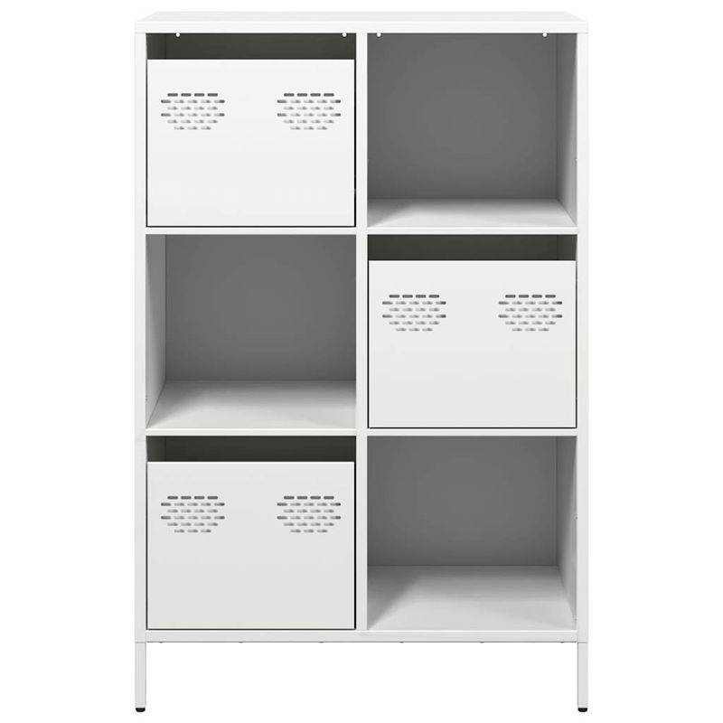 Casa si Gradina - Mobilier - Comode si corpuri - Corpuri bucatarie - Dulap inalt, alb, 68x39x103,5 cm, otel - Infinity.ro