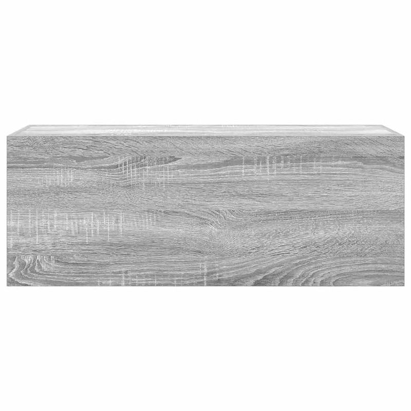 Casa si Gradina - Mobilier - Mobilier baie - Corpuri baie - Dulap perete baie, gri sonoma, 80x25x30cm, lemn prelucrat - Infinity.ro