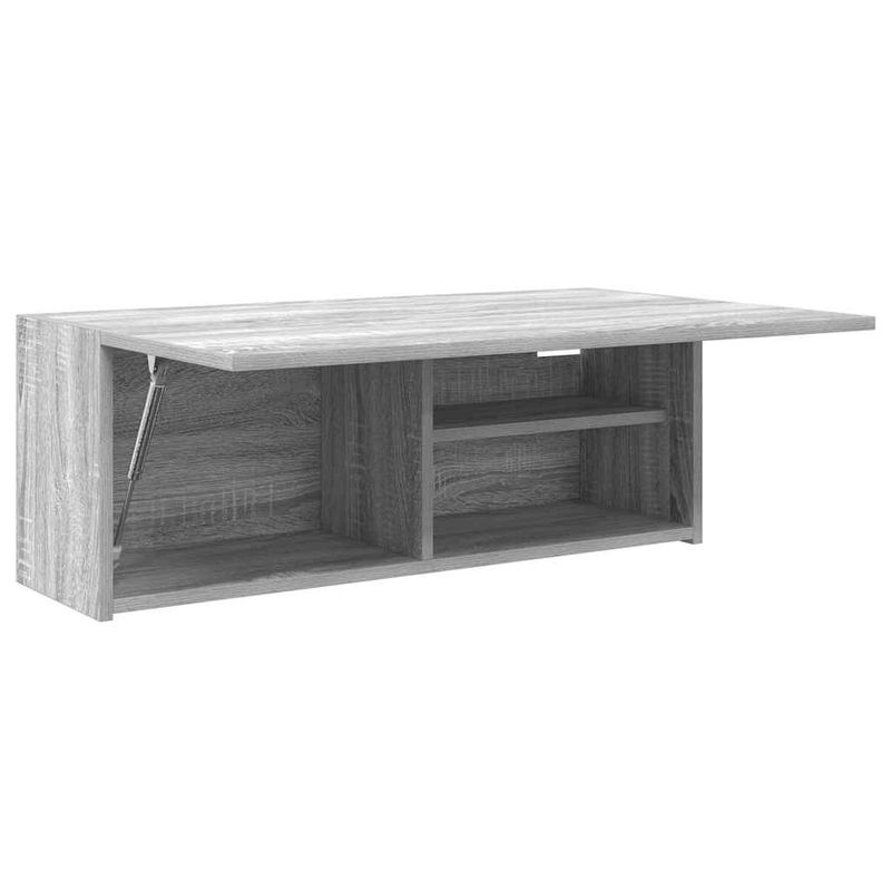 Casa si Gradina - Mobilier - Mobilier baie - Corpuri baie - Dulap perete baie, gri sonoma, 80x25x30cm, lemn prelucrat - Infinity.ro