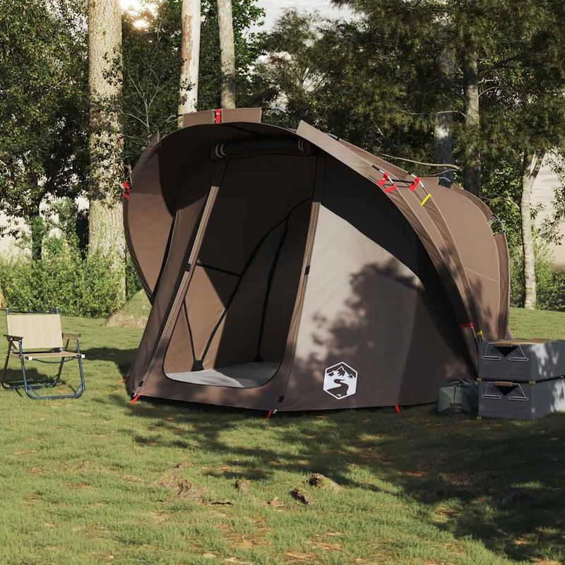 Sport si Outdoor - Camping - Corturi camping - Cort de pescuit pentru 4 persoane, maro, impermeabil - Infinity.ro