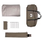 Sport si Outdoor - Camping - Corturi camping - Cort de pescuit pentru 4 persoane, maro, impermeabil - Infinity.ro