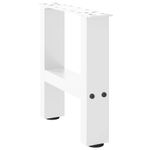 Casa si Gradina - Mobilier - Feronerie si accesorii mobila - Picioare masuta de cafea Alb 2 buc 30×30 cm Otel - Infinity.ro