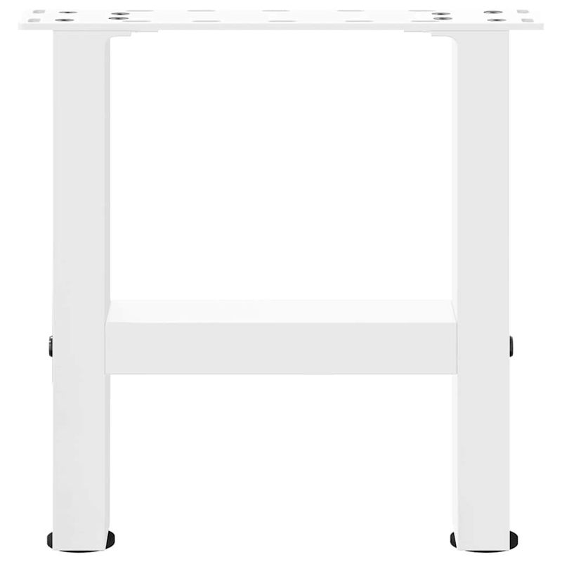 Casa si Gradina - Mobilier - Feronerie si accesorii mobila - Picioare masuta de cafea Alb 2 buc 30×30 cm Otel - Infinity.ro