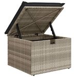 Casa si Gradina - Gradina si terasa - Mobilier exterior - Seturi mobila gradina - Set mobilier de gradina cu perne, 8 piese gri deschis poliratan - Infinity.ro