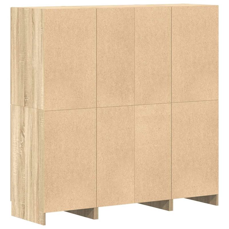 Casa si Gradina - Mobilier - Biblioteci si rafturi - Rafturi - Set dulapuri de bucatarie 3 piese stejar sonoma, lemn prelucrat - Infinity.ro