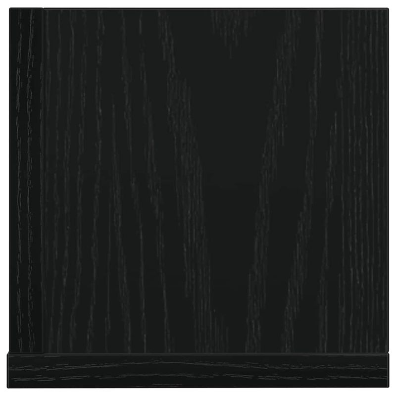Casa si Gradina - Mobilier - Biblioteci si rafturi - Rafturi - Rafturi perete 2 buc. negru, 100x16,5x16,5 cm, lemn prelucrat - Infinity.ro