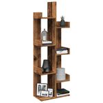 Casa si Gradina - Mobilier - Biblioteci si rafturi - Biblioteci - Dulap cu carti din lemn vechi 48x25,5x140 cm din lemn prelucrat - Infinity.ro