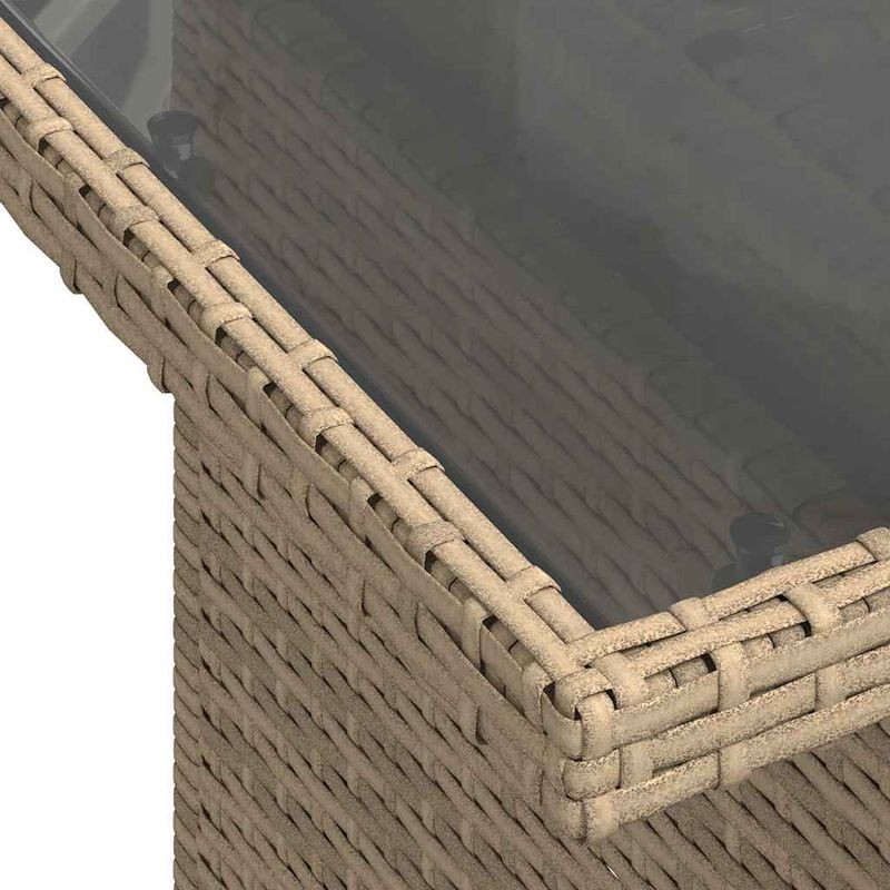 Casa si Gradina - Gradina si terasa - Mobilier exterior - Seturi mobila gradina - Set canapele de gradina, 9 piese, cu perne, bej, poliratan - Infinity.ro