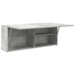Casa si Gradina - Mobilier - Mobilier baie - Corpuri baie - Dulap perete baie, gri beton, 100x25x40 cm, lemn prelucrat - Infinity.ro