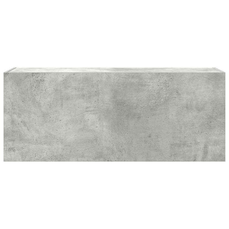 Casa si Gradina - Mobilier - Mobilier baie - Corpuri baie - Dulap perete baie, gri beton, 100x25x40 cm, lemn prelucrat - Infinity.ro