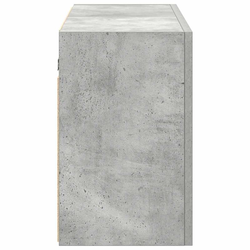 Casa si Gradina - Mobilier - Mobilier baie - Corpuri baie - Dulap perete baie, gri beton, 100x25x40 cm, lemn prelucrat - Infinity.ro