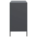 Casa si Gradina - Mobilier - Comode si corpuri - Comode - Dulap, antracit, 68x39x73,5 cm, otel laminat la rece - Infinity.ro