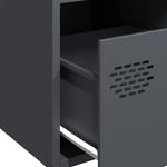 Casa si Gradina - Mobilier - Comode si corpuri - Comode - Dulap, antracit, 68x39x73,5 cm, otel laminat la rece - Infinity.ro