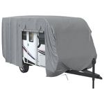Auto si Moto - Intretinere auto - Huse auto - Husa de rulota gri 610x250x220 cm Tesatura netesuta - Infinity.ro