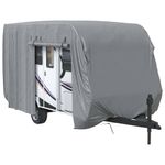 Auto si Moto - Intretinere auto - Huse auto - Husa de rulota gri 460x250x220 cm Tesatura netesuta - Infinity.ro