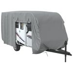 Auto si Moto - Intretinere auto - Huse auto - Husa de rulota gri 610x250x220 cm Tesatura netesuta - Infinity.ro