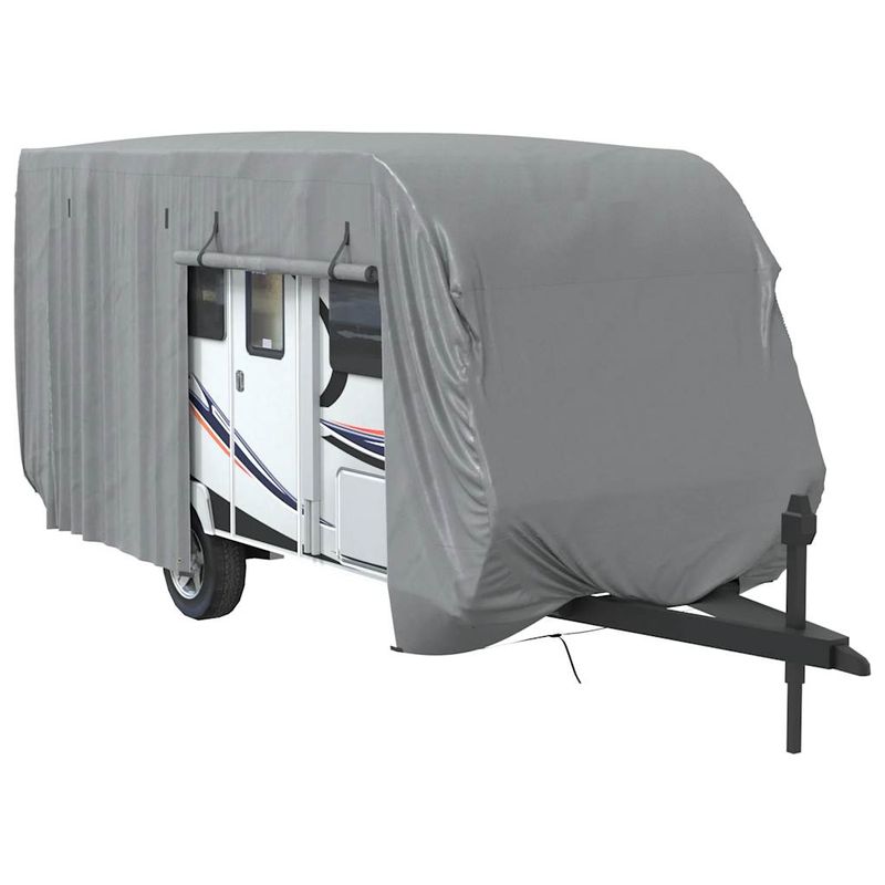 Auto si Moto - Intretinere auto - Huse auto - Husa de rulota gri 610x250x220 cm Tesatura netesuta - Infinity.ro