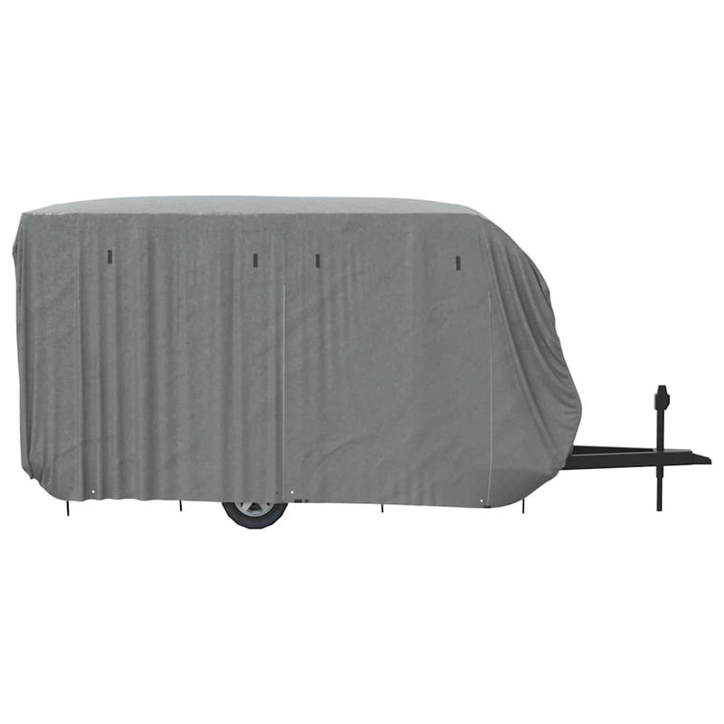 Auto si Moto - Intretinere auto - Huse auto - Husa de rulota gri 460x250x220 cm Tesatura netesuta - Infinity.ro