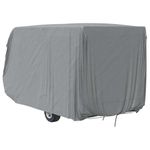 Auto si Moto - Intretinere auto - Huse auto - Husa de rulota gri 460x250x220 cm Tesatura netesuta - Infinity.ro
