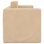 Casa si Gradina - Mobilier - Mobilier copii - Mobilier camera copiilor - Canapea extensibila de copii cu 2 locuri, crem, plus moale - Infinity.ro