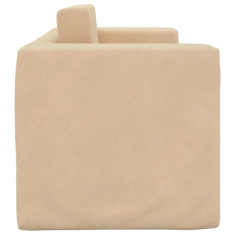 Casa si Gradina - Mobilier - Mobilier copii - Mobilier camera copiilor - Canapea extensibila de copii cu 2 locuri, crem, plus moale - Infinity.ro