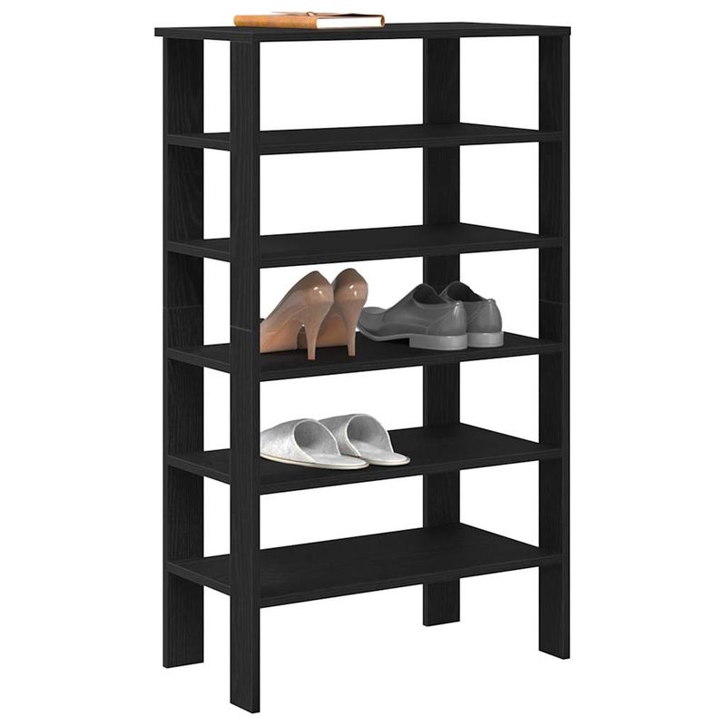 Casa si Gradina - Mobilier - Organizare si depozitare - Organizator incaltaminte - Pantofar, negru, 61x32x105 cm, lemn prelucrat - Infinity.ro
