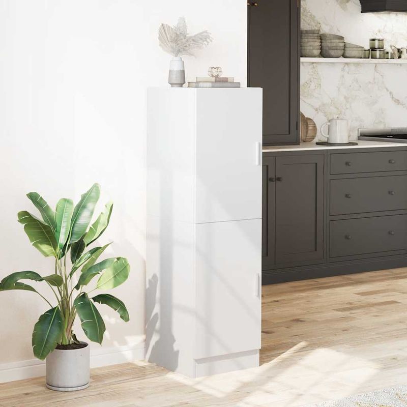 Casa si Gradina - Mobilier - Comode si corpuri - Corpuri bucatarie - Dulap de bucatarie, alb, 38x41,5x131,5 cm, lemn prelucrat - Infinity.ro