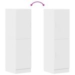 Casa si Gradina - Mobilier - Comode si corpuri - Corpuri bucatarie - Dulap de bucatarie, alb, 38x41,5x131,5 cm, lemn prelucrat - Infinity.ro