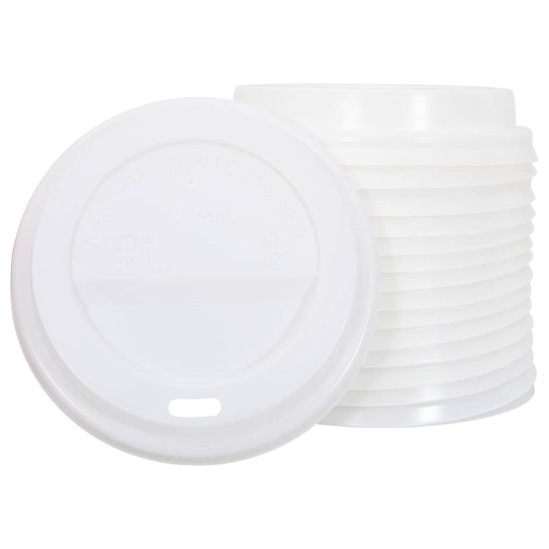 Casa si Gradina - Bucatarie si vesela - Cani si pahare - Cani si cesti - Capace pentru cesti cafea hartie 12 oz si 16 oz 1000 buc. alb - Infinity.ro