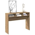 Casa si Gradina - Mobilier - Comode si corpuri - Console - Masuta consola, stejar artizanal, 105x30x80 cm, lemn prelucrat - Infinity.ro