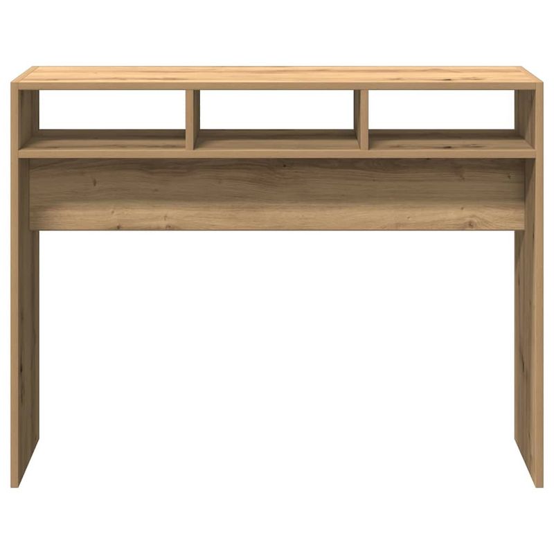 Casa si Gradina - Mobilier - Comode si corpuri - Console - Masuta consola, stejar artizanal, 105x30x80 cm, lemn prelucrat - Infinity.ro