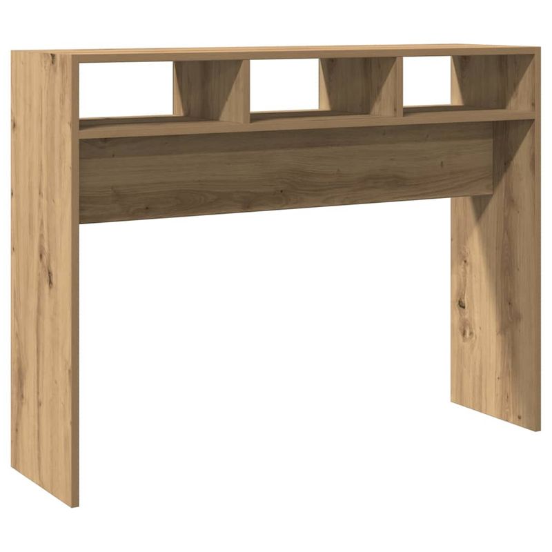 Casa si Gradina - Mobilier - Comode si corpuri - Console - Masuta consola, stejar artizanal, 105x30x80 cm, lemn prelucrat - Infinity.ro
