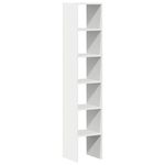 Casa si Gradina - Mobilier - Biblioteci si rafturi - Biblioteci - Biblioteci 2 buc, stivuibile, alb, 30x30x80 cm, lemn prelucrat - Infinity.ro