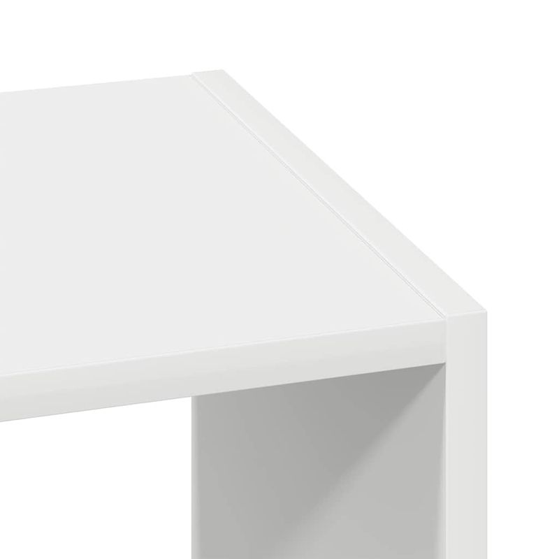 Casa si Gradina - Mobilier - Biblioteci si rafturi - Biblioteci - Biblioteci 2 buc, stivuibile, alb, 30x30x80 cm, lemn prelucrat - Infinity.ro